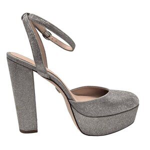 Antonio Melani Born on Fifth Size 7.5 M Liv Metallic Glitter Platform Pumps 666
